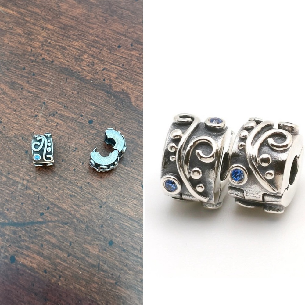 Pandora Sterling Silver Clips